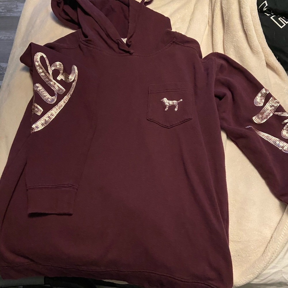 2 PINK hoodies and bomber for 25$!!!